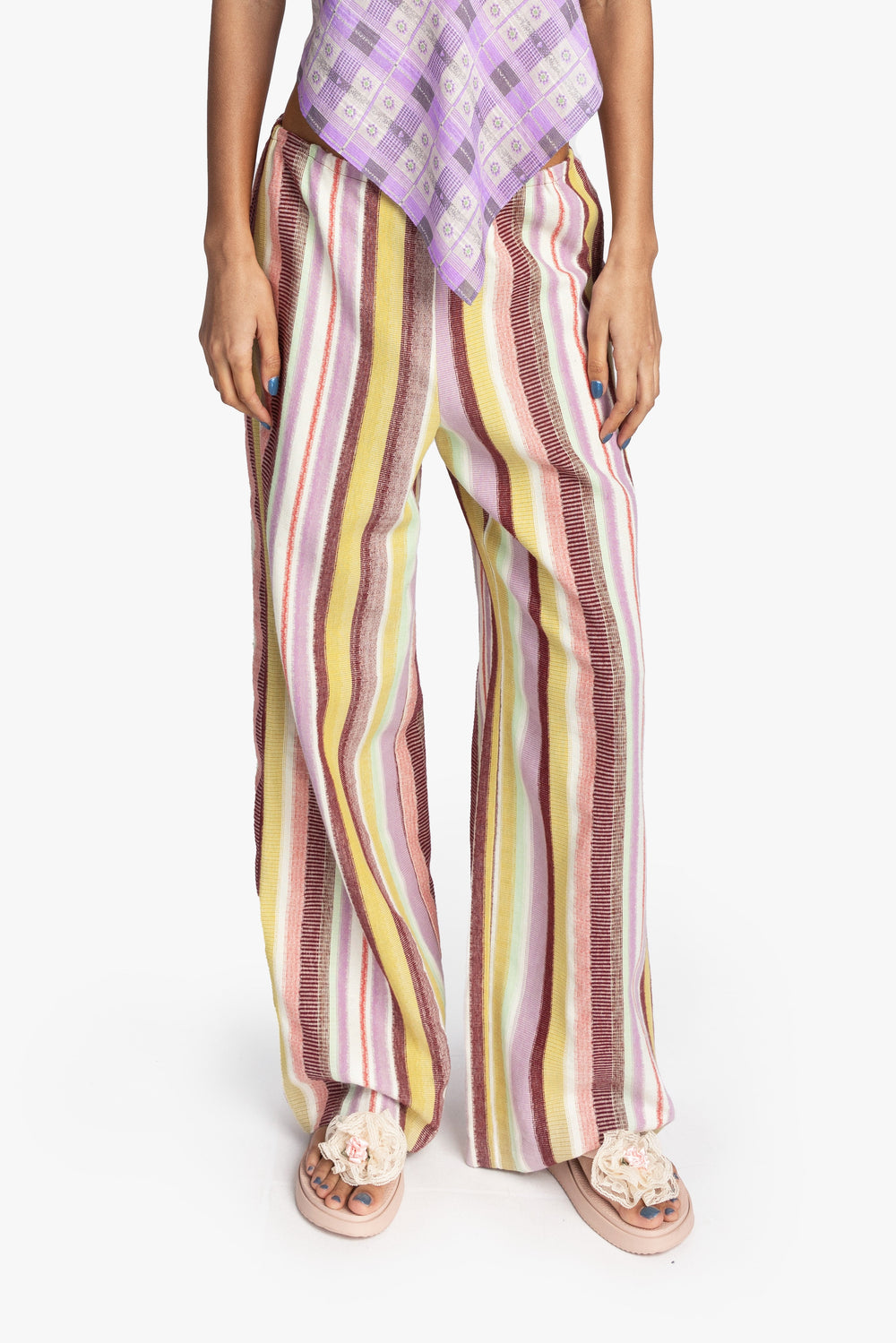 Mesa Stripe Pants - Anna Sui Sale