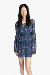 Night Blooming Chiffon Dress - Anna Sui US