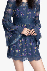 Night Blooming Chiffon Dress - Anna Sui US