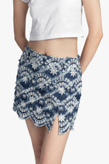 Sonora Denim Mini Skirt - Anna Sui Sale