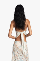 Heritage Scarf Print Apron Top - Anna Sui US