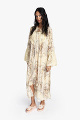Spirit Bloom Chiffon Peignoir - Anna Sui Outlet