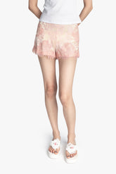 Damask Rose Brocade Shorts - Anna Sui Outlet
