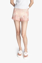Damask Rose Brocade Shorts - Anna Sui Outlet