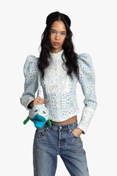 Morning Glory Brocade Victorian Jacket - Anna Sui Sale