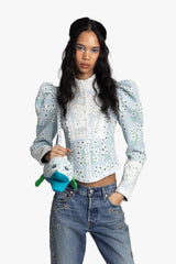 Morning Glory Brocade Victorian Jacket - Anna Sui Sale
