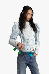 Morning Glory Brocade Victorian Jacket - Anna Sui Sale