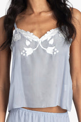 Nouveau Satin Applique Camisole - Anna Sui Online