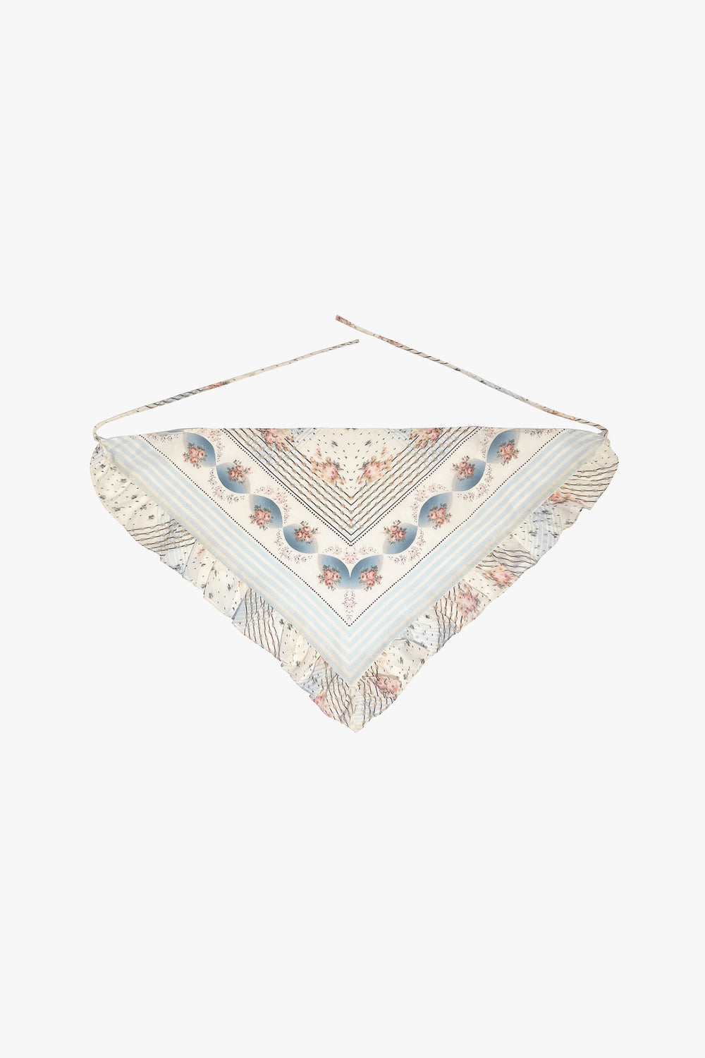 Heritage Scarf Print Chiffon Bandana - Anna Sui Online