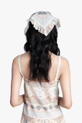 Heritage Scarf Print Chiffon Bandana - Anna Sui Online