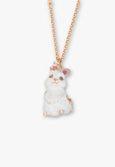 Blossom Bunny Charm Necklace - Gold - Anna Sui Online