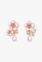 Cherry Blossom Dangling Earrings - Anna Sui Outlet