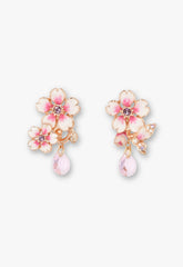 Cherry Blossom Dangling Earrings - Anna Sui Outlet