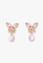 Crystal Bloom Butterfly Earrings - Anna Sui Discount