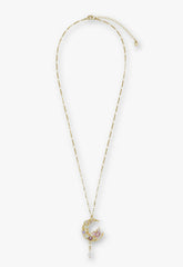 Enchanted Butterfly Moon Necklace - Gold - Anna Sui Online