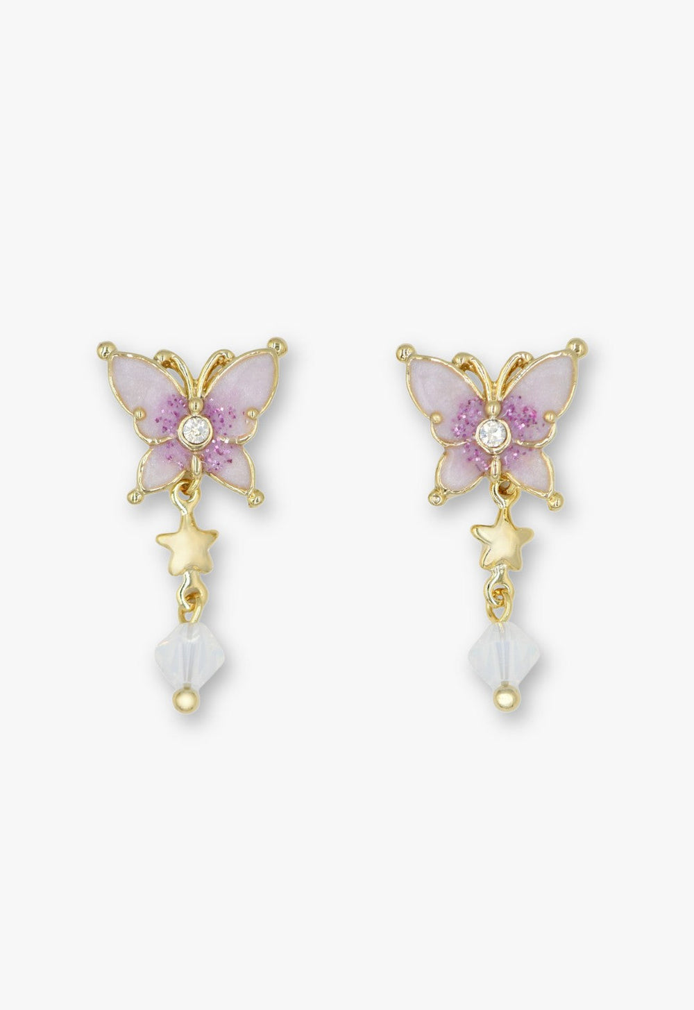 Twilight Butterfly Drop Earrings - Gold - Anna Sui Sale