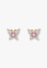 Twilight Butterfly Drop Earrings - Gold - Anna Sui Sale