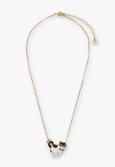 Calico Kitty Necklace - Gold - Anna Sui Discount