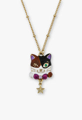 Wink & Wish Calico Cat Necklace - Anna Sui Sale