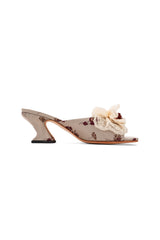 John Fluevog x Anna Sui Mules- Wildflower - Anna Sui Outlet