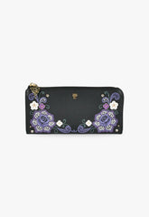 The Aria Wallet - Black - Anna Sui US