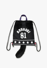 Black Cat Drawstring Bag - Anna Sui Discount