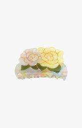 Double Rose Large Jaw Clip – Iridescent Bloom - Anna Sui Online
