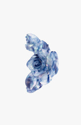 Rose Petal Bar Large Jaw Clip- Blue - Anna Sui Sale