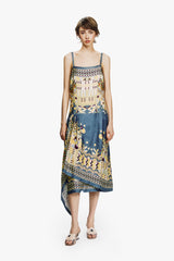 Pueblo Deco Border Dress - Anna Sui Discount