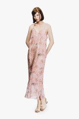 Oasis Blooms Slip Dress- Blush - Anna Sui Discount