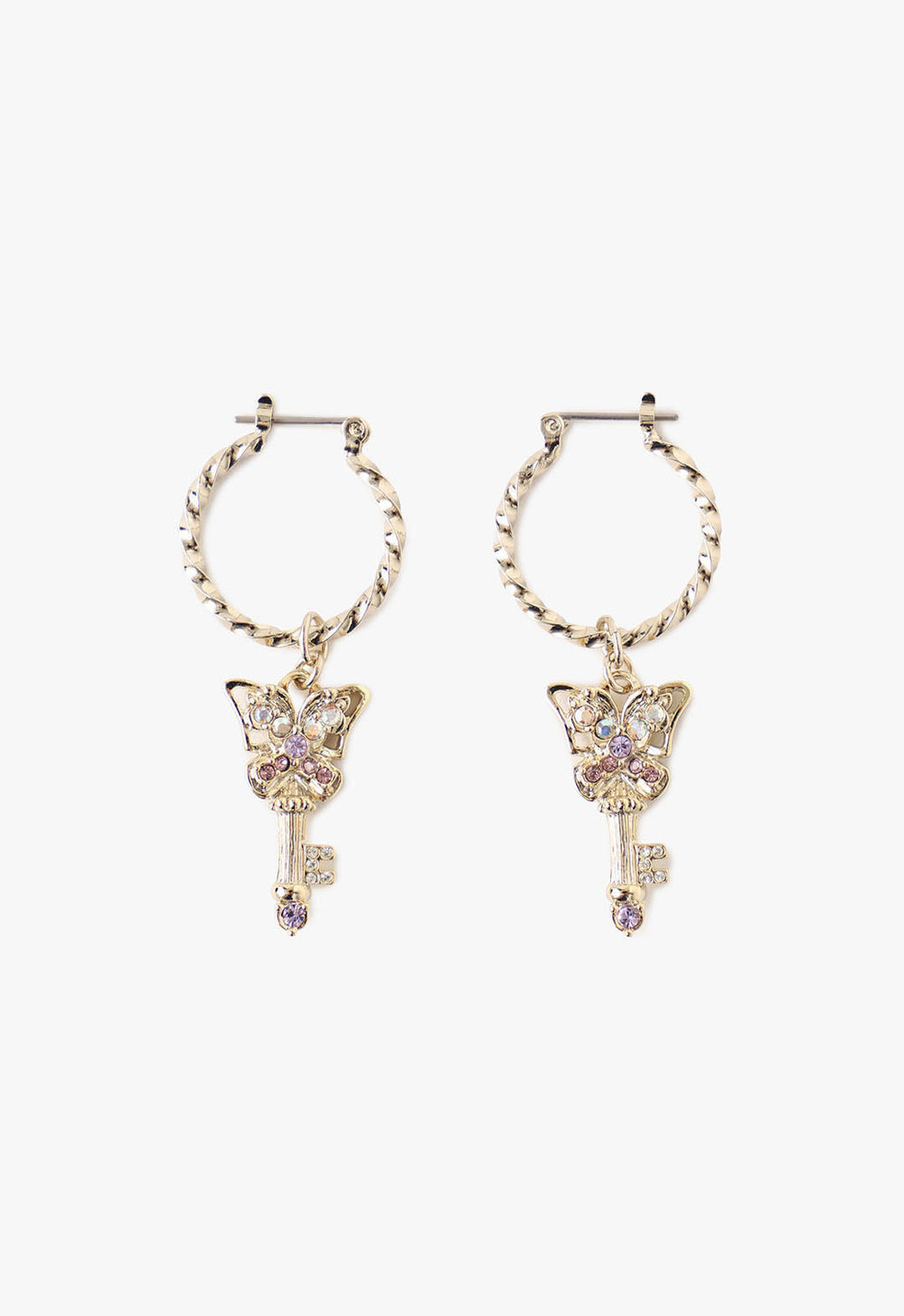 Butterfly Key Earrings - Anna Sui Discount