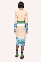 Tonal Zigzag Skirt - Anna Sui Outlet