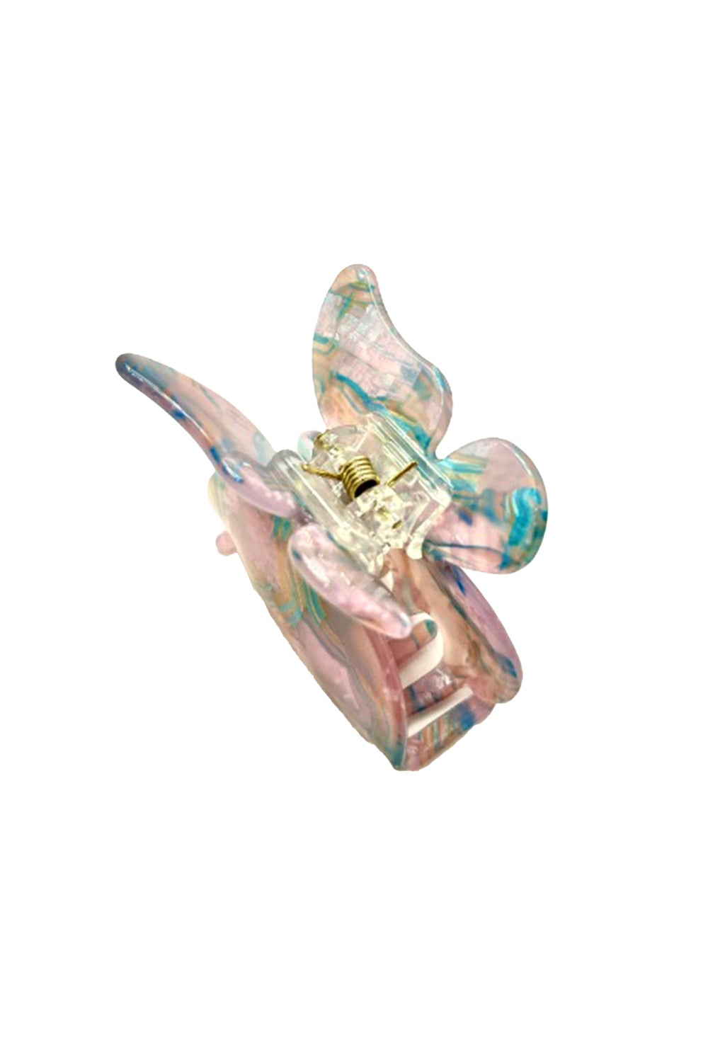 Medium Gemstone Butterfly Jaw Clip - Lilac - Anna Sui Sale