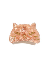 Etched Large Cat Jaw Clip Rose Quartz - Anna Sui Online