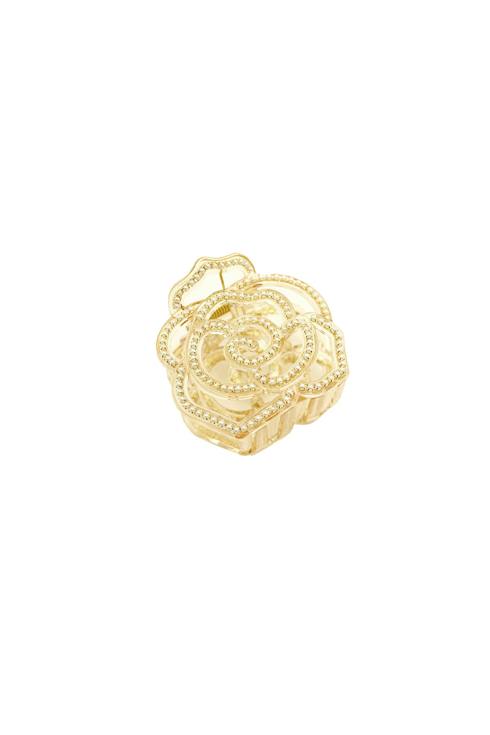 Large Vera Cut Out Flower Jaw Clip - Ivory - Anna Sui Sale