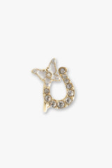 Lucky Horseshoe Stud Earrings - Gold - Anna Sui Discount