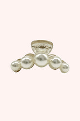 String of Pearls Mini Jaw Clip Ivory - Anna Sui Online