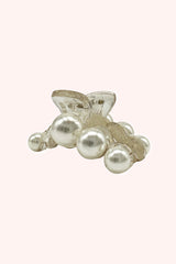 String of Pearls Mini Jaw Clip Ivory - Anna Sui Online