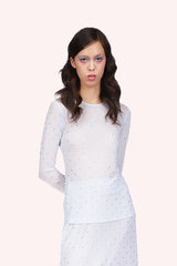 Rhinestone Mesh Top - Anna Sui Online