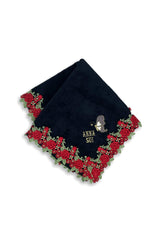 Rose Embroidery Washcloth - Anna Sui Sale