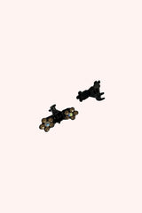 Baby Gemstone Daisy Jaw Clip Pair Gold - Anna Sui Discount