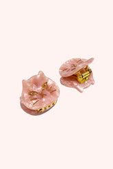 The Cat's Meow Jaw Clip Pair Pink - Anna Sui Outlet