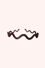 Wavy Velvet Headband Burgundy - Anna Sui US