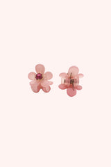 Mini Daisy Claw Clip Pair Pink Rose - Anna Sui Discount