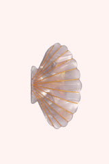 Large Rosie Pink Pastel Sea Shell Jaw Clip - Anna Sui Discount