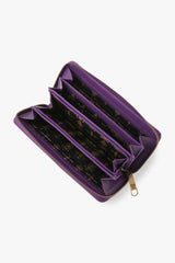 Purple Retro Button Wallet - Anna Sui US