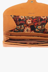 Butterfly Embossed Keyhole Wallet - Anna Sui US