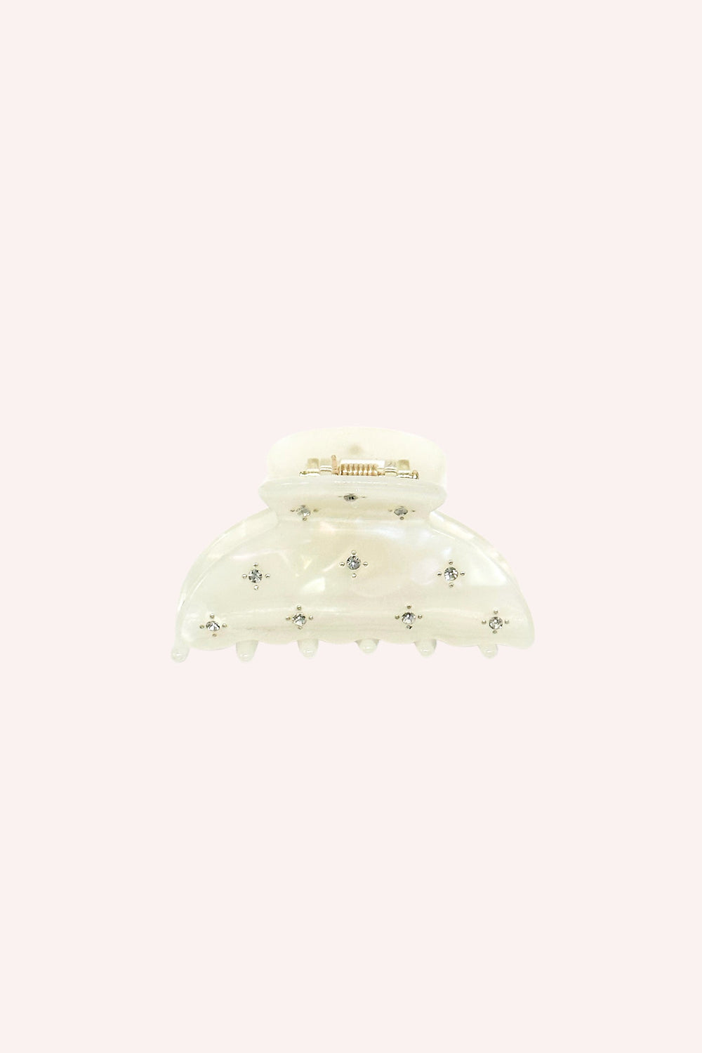 Pearl Medium Pastel Crystal Jaw Clip - Anna Sui US