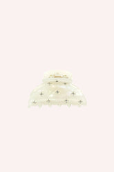 Pearl Medium Pastel Crystal Jaw Clip - Anna Sui US