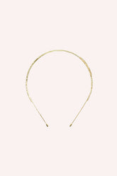 Gold Rose Cutout Flower Headband - Anna Sui Outlet